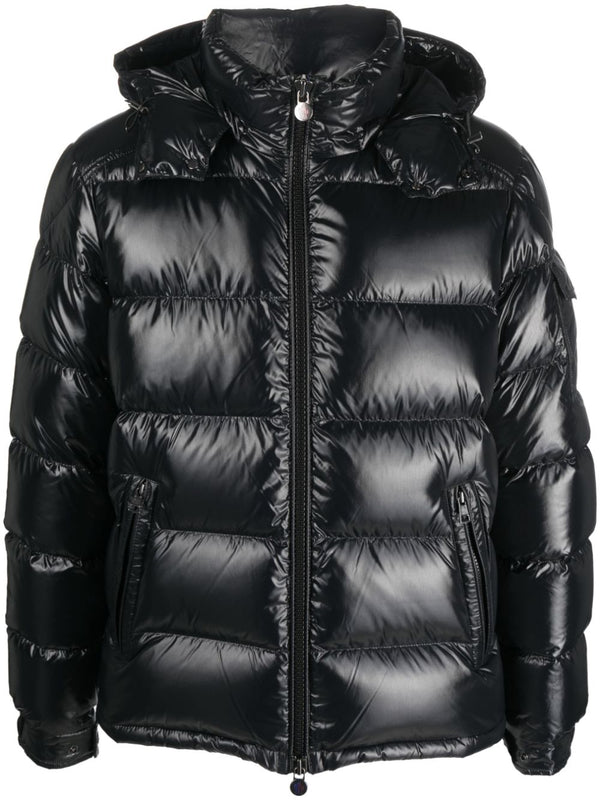 Maya zip-up padded hooded jacket