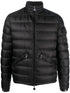 padded zip-up down jacket