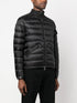 padded zip-up down jacket