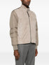 Lountere suede-panel puffer jacket