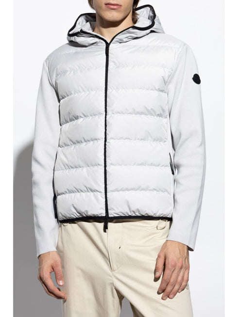 padded zip-up hoodie