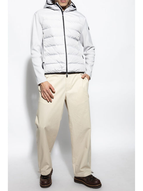 padded zip-up hoodie