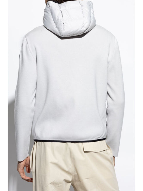 padded zip-up hoodie