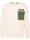 logo-patch cotton-blend sweatshirt