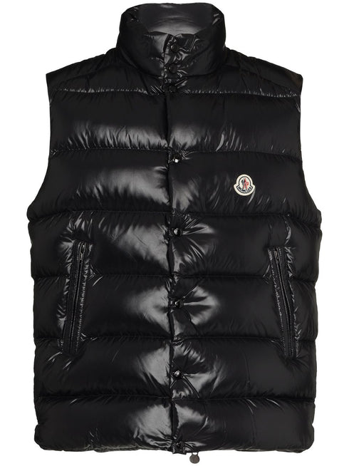 Tibb logo-patch padded gilet