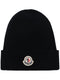 logo-patch knitted beanie