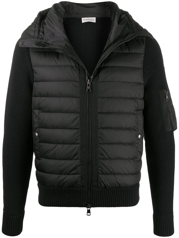 padded-front hooded jacket