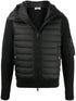 padded-front hooded jacket