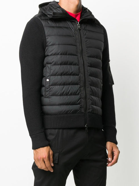 padded-front hooded jacket