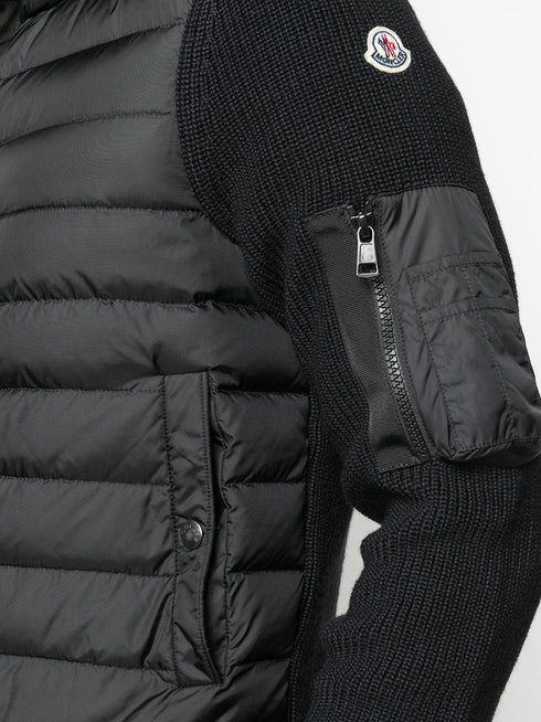 padded-front hooded jacket