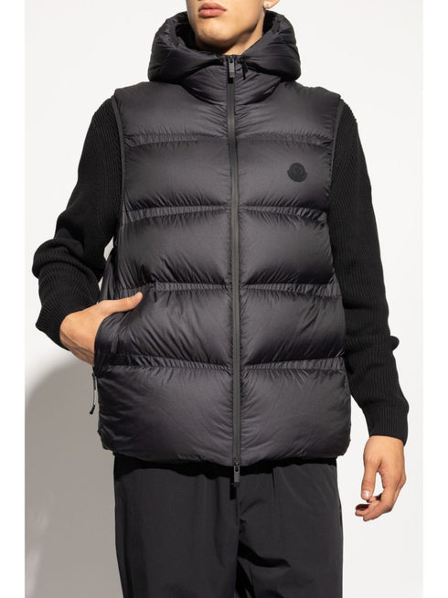 hooded gilet