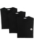 logo-patch cotton T-shirt (pack of 3)