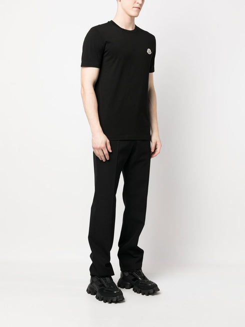 logo-patch cotton T-shirt (pack of 3)