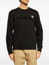 flocked-logo cotton sweatshirt