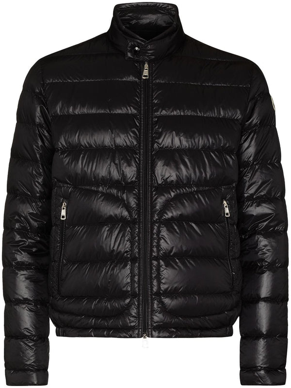 padded zip-front jacket