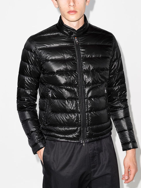 padded zip-front jacket