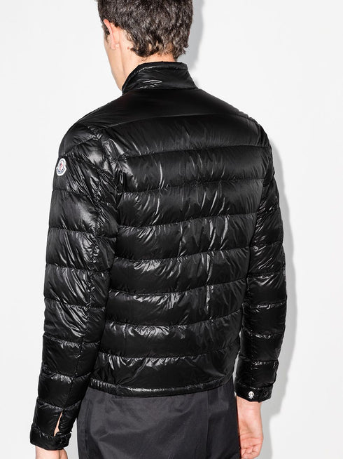 padded zip-front jacket