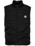 logo-patch padded gilet