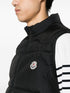 logo-patch padded gilet