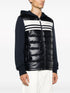 panelled padded cotton jacket
