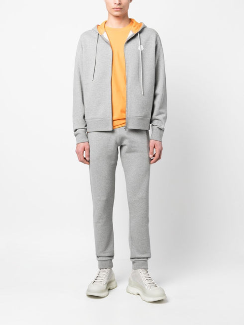 zip-up cotton hoodie