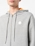 zip-up cotton hoodie