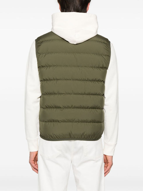 Contrin padded gilet