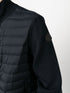 padded contrast-sleeve jacket