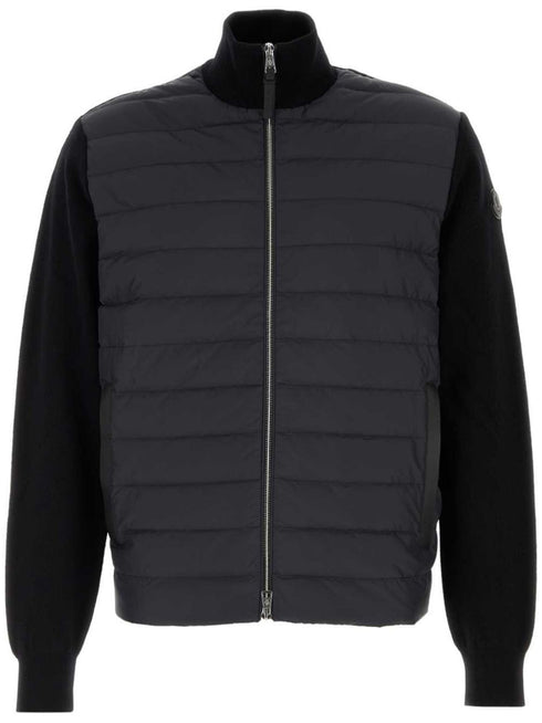 wool-blend padded jacket