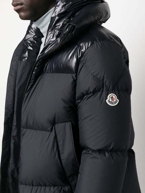 Damavand shine-panelled padded jacket