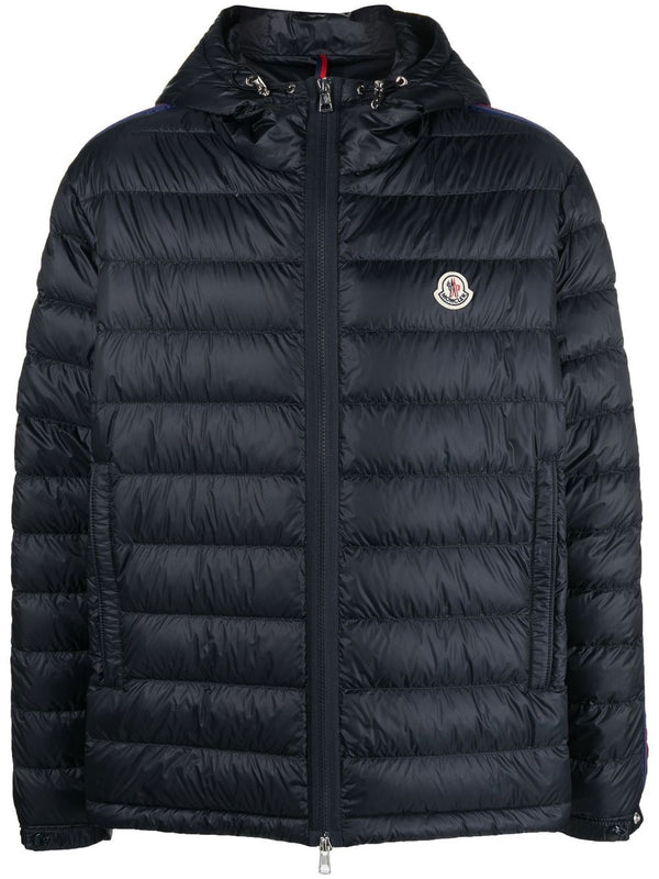Agout logo-patch puffer jacket