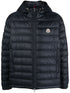 Agout logo-patch puffer jacket