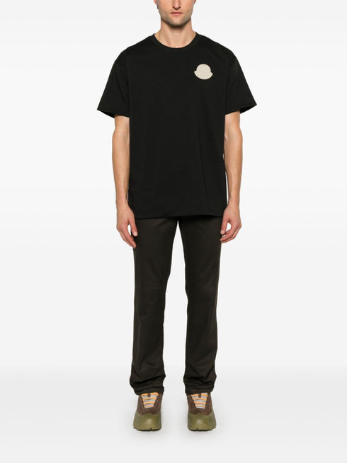 logo-patch reversible T-shirt