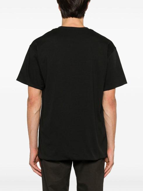 logo-patch reversible T-shirt