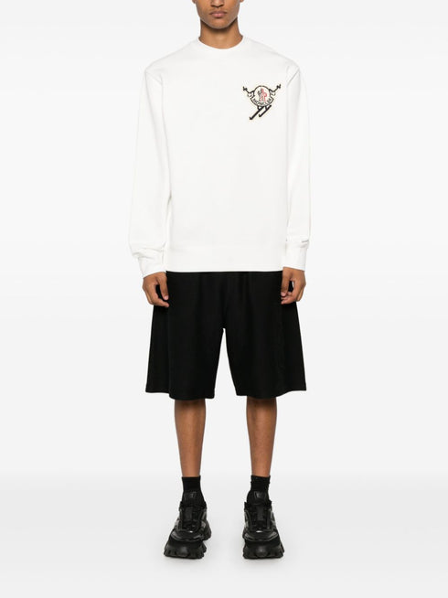 logo-appliqué sweatshirt