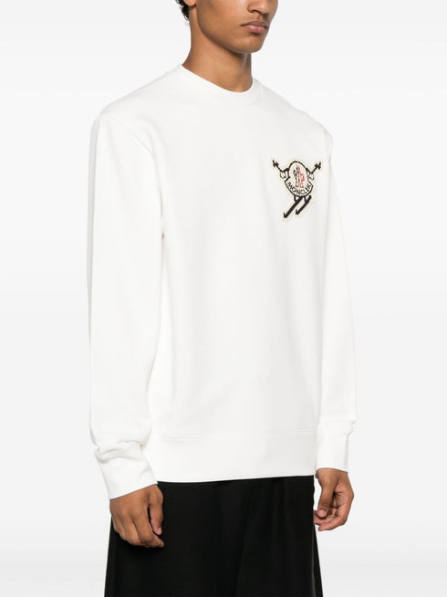logo-appliqué sweatshirt