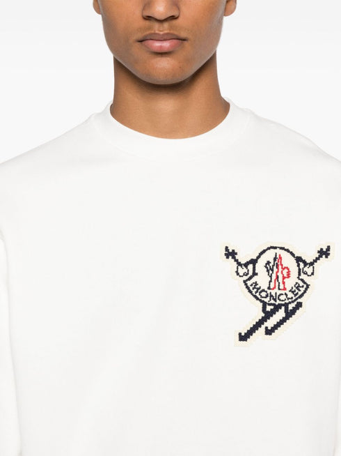 logo-appliqué sweatshirt