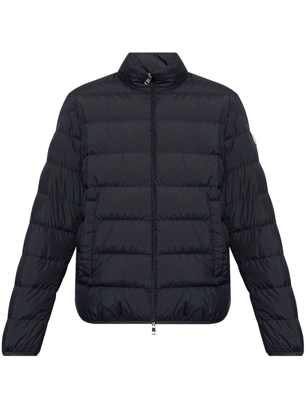 mock neck down jacket