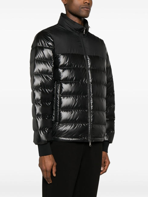 Coyers concealed-hood down jacket