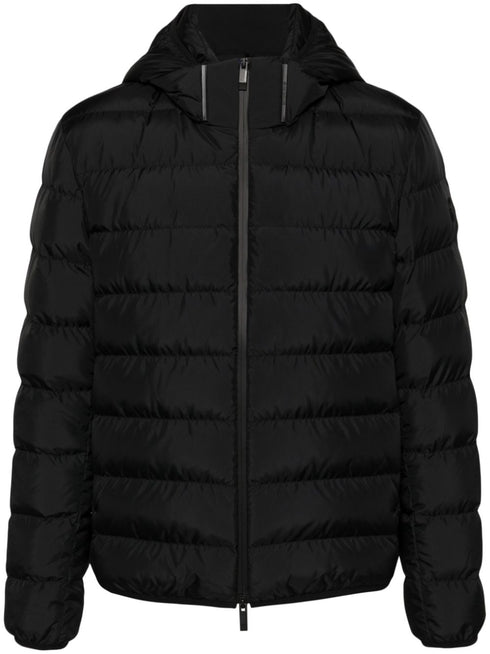 detachable-hood puffer jacket