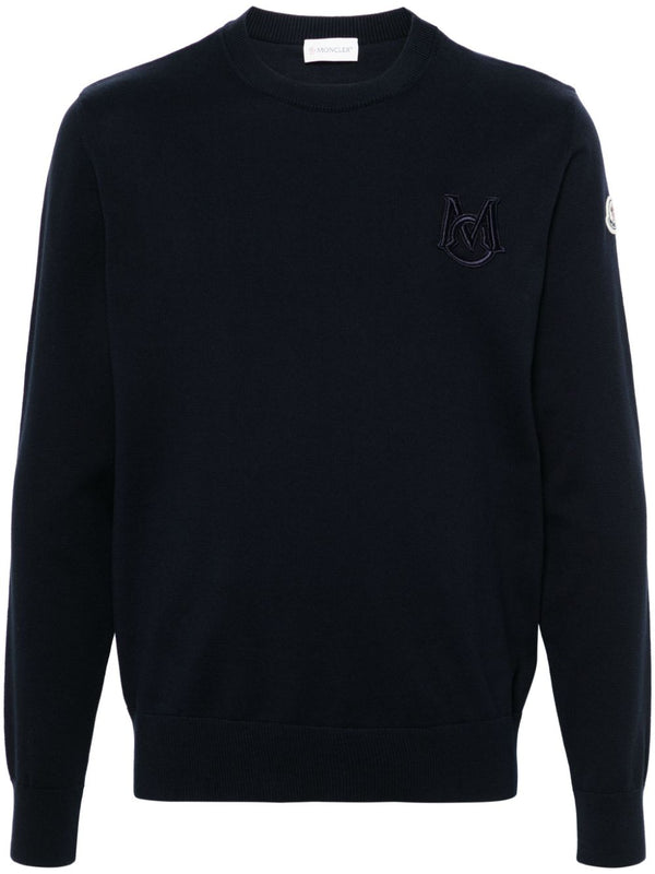 sweter bawełniany z monogramem