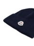 logo-patch cotton beanie