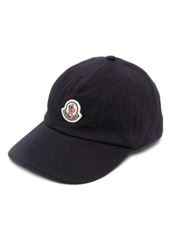 logo-patch cotton cap