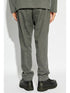 herringbone pattern tailored trousers