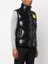 logo-patch padded gilet