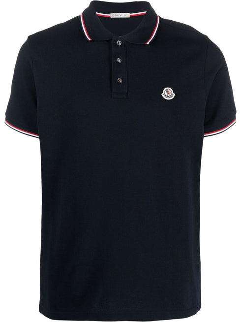 logo patch polo shirt