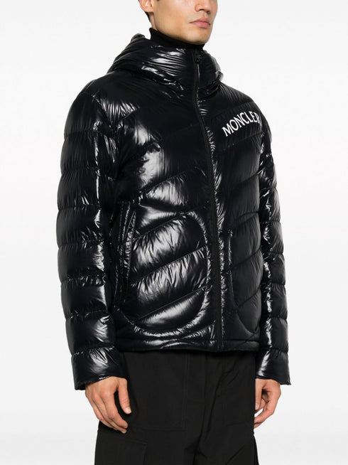 Shama logo-print quilted puffer jacket