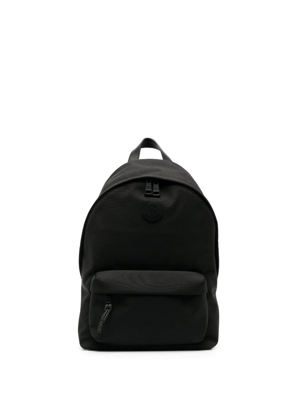 logo-patch zip-around backpack