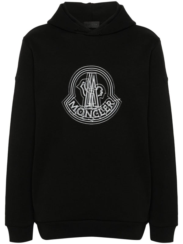logo-print hoodie