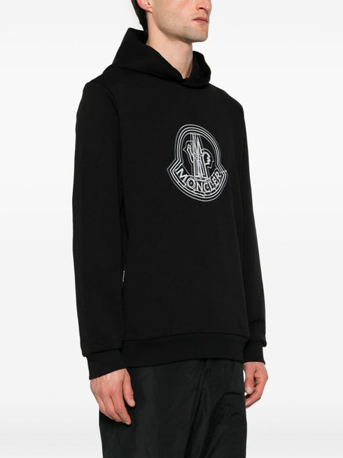 logo-print hoodie